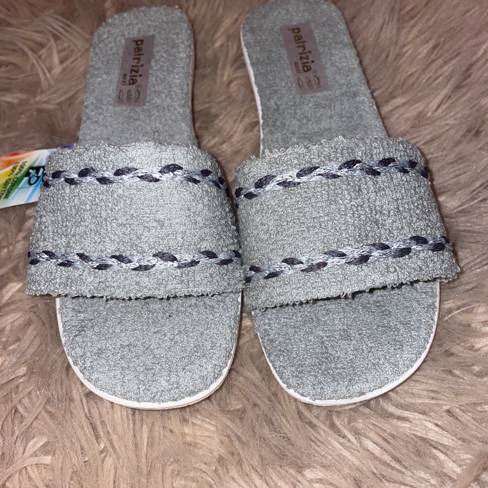 NWT, Patrizia Azzi, Women's Slippers Gray, Size 38
